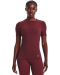 Women's Ua Rush Seamless Short Sleeve - Chestnut Red LG