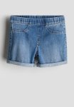 Denim Shorts - Washed Denim Blue