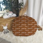 Hide And Seat Bean Bag Buddy Storage Bag Rust With Name On