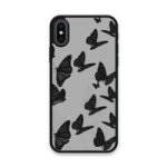 Custom Printed Tpu Cases - Apple Iphone X Apple Iphone XS & 39 Black Butterfly& 39 By