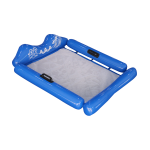Extra Large Inflatable Pool Float Hammock With Removable Sides - Navy Blue