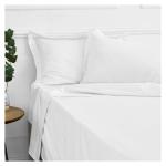1000TC White Emb Flat Sheet