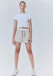 Sweatshirt Shorts - Light Beige