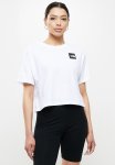 Cropped Fine Tee - White