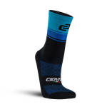Crew Cycling SOCKS- Blue Stripe - 8-12