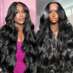 Body Wave Lace Front Wigs Human Hair Pre Plucked 13X4 HD Glueless Lace Frontal Wigs For Women 180 Dentisy Brazilian Human Hair L