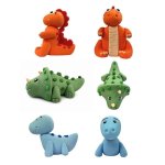 Cute Dino Figurine Trio
