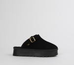 Flatform Ankle Boot - 8 Black