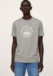 Logo He Cotton T-Shirt - Grey