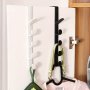 Easy-install Over-the-door Hook - No-drill Strong Adhesive Hanger For Clothes & Hats Space-saving Wall Mount Organizer