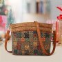 Vintage Floral Print Crossbody Bag Tree Leather Pattern Phone Purse Boho Shoulder Bag