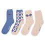 IDENTITY4-PACK Argyle Socks