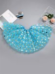 Girls Stylish & Cute Allover Polka Dots Pattern Mesh Performance Skirt As Birthday Gifts