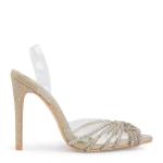Rose Gold Sparkle Strappy Sandal