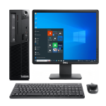 Lenovo Thinkcentre M71E Desktop Combo – Intel Core I3 2ND Gen 8GB DDR3 250GB Hdd 17" Square Monitor Keyboard & Mouse Set Certifi