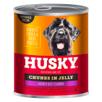 Husky Hearty Beef Chunks In Jelly 385G