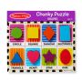 Melissa & Doug Chunky Puzzle - Shapes
