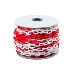 Chain Plastic Red & White 8MM X 25M