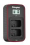 Sony NP-FW50 Replacement Battery Twin Pack With Lcd Dual Charger