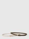 Harper 2 Pack Jean Belt - Lxl Vintage Khaki antique White
