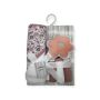 Baby Hooded Towel Washcloths And Sponge Set - Cute Strawberry