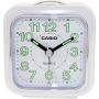 Casio Analog Alarm Clock White