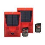 Best Solar Motion Sensor Alarm 2-PACK Remote Units