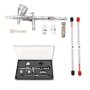 180T Professional Dual Action Gravity Multipurpose Spray Gun Kit 0.2MM/0.3MM/0.5MM Dual Action Airbrush Kit For Airbrush Painting Tattoo Cake Decorating