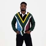 Sa Supporters Flag Ls Rugby Jersey Green - Green 3XL