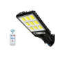 Solar Powered LED Outdoor Motion Sensor Security Wall Light - Black