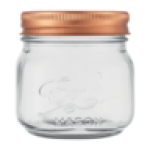 Clear Glass Mason Jar 250ML