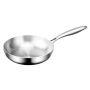304 Stainless Steel Frying Pan Steak Pot 30CM Uncoated Kitchen Cookware