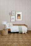 Mint Gingham Washed Cotton Duvet Cover - Queen