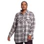 Donnay Plus Size Longer Length Check Shirt - Pinks