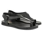 Ukumosa Leather Sandals - Black - 9