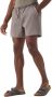 - Elasticated Waist Pleated Drawcord Men's Shorts - Taupe