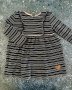 Earth Child Blue And White Striped Dress 12/18M