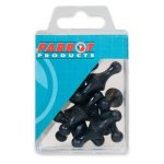 Magnet Map Pins 25 Box - SIZE:16MM - Black