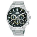 LORUS Men's Stainless Steel Chronograph Watch