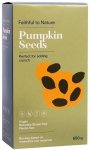 Faithful To Nature Ftn Pumpkin Seeds - 650G
