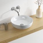 Basin Free Standing Pebble 0T H Rd 405X405X430MM