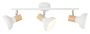 Bright Star Lighting Spotlight Metal Wood S401.3 White 3LT