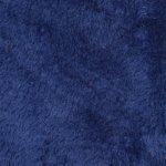 Mongolian Plush Fleece Plain Navy Fabric