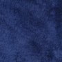 Mongolian Plush Fleece Plain Navy Fabric