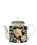 Botanica Rose Teapot - Black & White