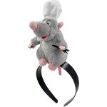 Cooking Rat Headband Hat Plush Mouse With Hair Clip Blue Chef Toy