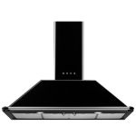 Smeg Decorative Wall Hood 110CM Victoria Aesthetic – Glossy Black