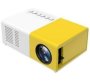 Generic 1080P MINI LED Portable Home Theater Projector 1200 Lm Portable Projector Yellow