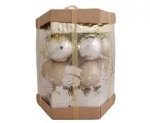 Gold Christmas Baubles Gift Box Set