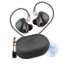 Kz - Castor In-ear Monitor & Accessory Bundle - Black